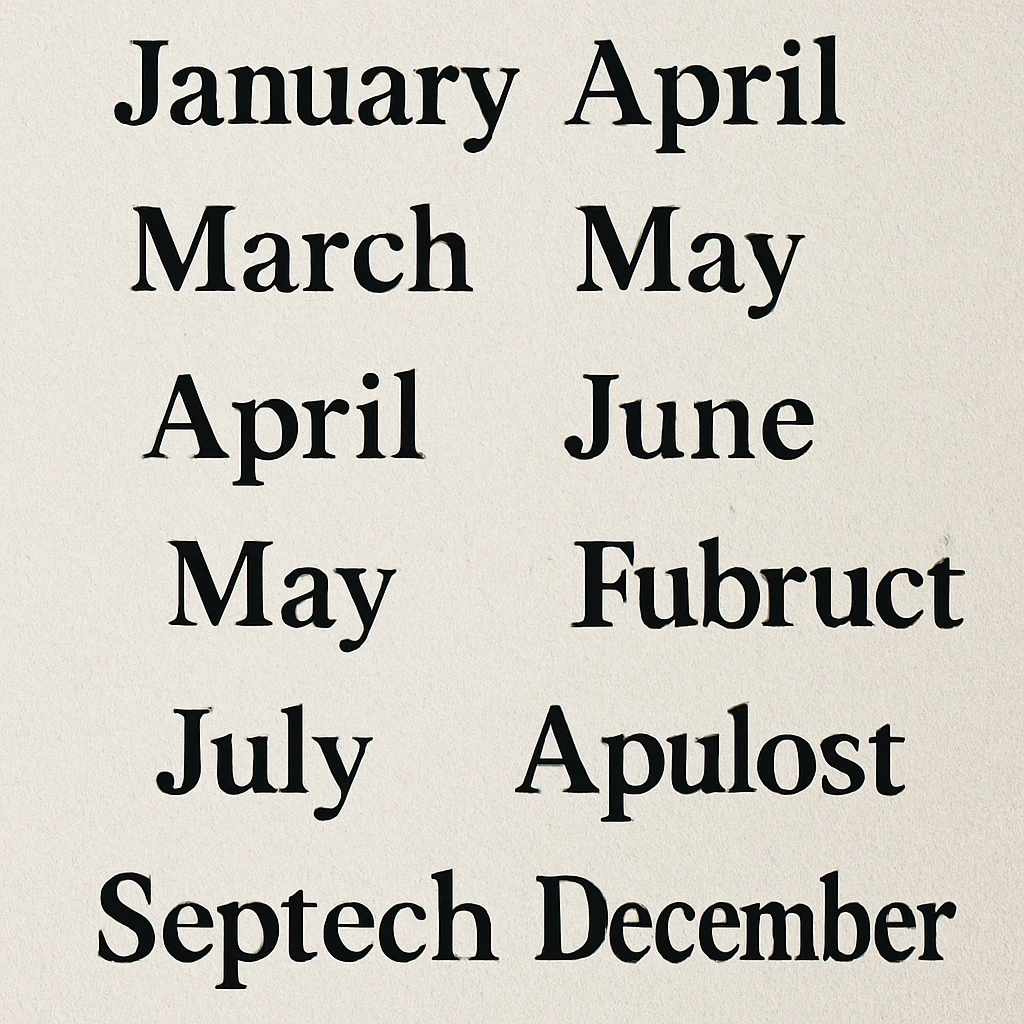 Jak zapamiętać miesiące po angielsku?
